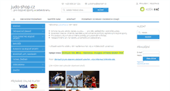 Desktop Screenshot of judo-shop.cz