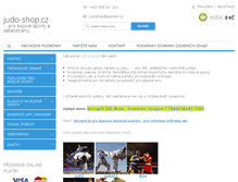 Tablet Screenshot of judo-shop.cz